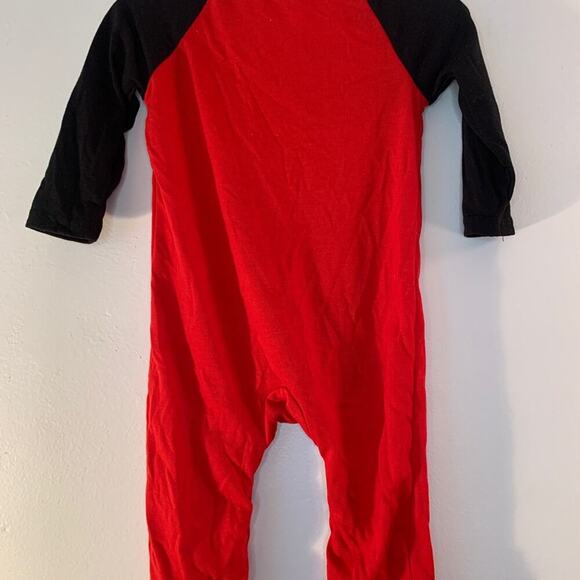 PATPAT Boy’s “Merry Christmas Ya Filthy Animal” Red/Black One Piece/Size: 3-6 Mo - Picture 6 of 6